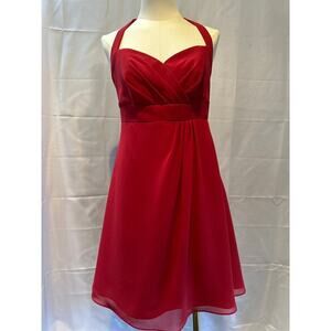Women’s Alfred Angelo Size 8 Sleeveless Red Dress